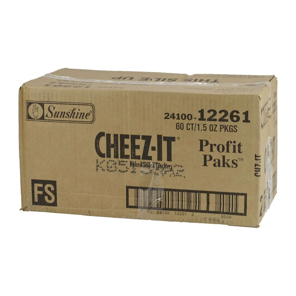 Cheez-It Cheez-It Profit Paks Original Crackers 1.5 oz., PK60 2410012261 - main